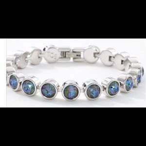 Touchstone Crystal by Swarovski ice bracelet army green delite BNIB